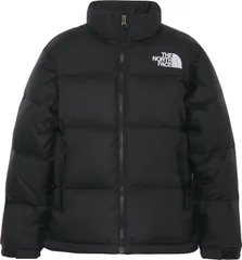 ザ・ノース・フェイス THE NORTH FACE アウトドア キッズ ヌプシジャケット 子供服 ダウン アウター 上着 撥水 防寒 秋冬 キャンプ 外遊び 通学 公園 収納袋付き 親子コーデ 持ち運び ロゴ入り  NDJ92531 K ブラック