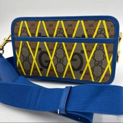 GUCCI グッチ GGスプリーム オフィディア シェリーライン 二つ折り財布