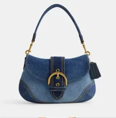コーチ デニム ホーボーバッグ