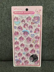 正規品 しずくちゃん ボンボンドロップシール うるおいちゃん｜ぷっくり立体 シール 透明 キラキラ キャラクター クーリア