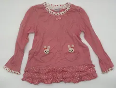 ☆セット割対応☆ ミキハウス キッズ 長袖 薄手 トップス 120cm （1360）