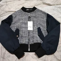 ZARA ザラ ツイード/ボンバージャケット