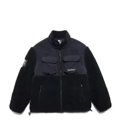 出品 STARTER シェルパ フリース ジップアップ アウター ブラック M