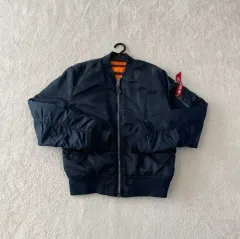 アルファインダストリーズ ma-1 ネイビー L