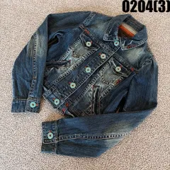 M アンダーウッド レディース Y2K ウォッシュ ショート デニム ジャケット 0204(3)