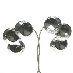 【ネジバネ式】3枚サークルのイヤリング /E-0805