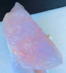 巨大！超迫力1.42kg ブラジル産 水晶 原石 天然石 置物 ローズ水晶 鑑賞石 パワーストーン 鉱物 標本 宝石〇tr3757