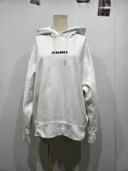 Jil Sander 白 ロゴ フーディー Tシャツ