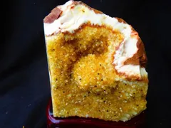 絶品★超美しい★超迫力★限定品★限定品★ブラジル産★ 天然水晶宝石★シトリンクラスター 台付き超巨大2.08kg★tr25988★ｃ－1