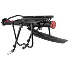 Aluminum Alloy Full Quick Release Bicycle Rack for Commuting, Mountain Bikes, Cross Bikes, Road Bikes, and More. Adjustable, Sturdy, Lightweight, and Easy Installation. Also suitable for travel, travel, and as a luggage carrier.