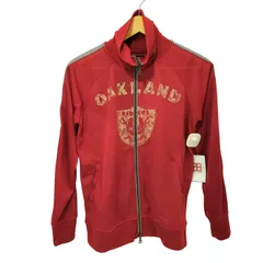 ピーピーエフエム PPFM y2k チームロゴプリント メッシュ ダブルジップトラックジャケット メンズ  MEDIUM