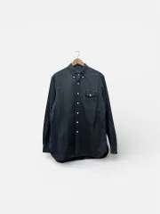 ポロラルフローレン 흑청(ブラックデニム) ポケット デニム シャツ L