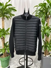 XLサイズ 23FW モンクレール トリコット ブラックワッペン ニットダウン