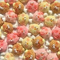 【s014】1セット 4個入り 100円 デコパーツ ホイップ ホイップデコ ハンドメイド 資材 ゆめかわ DIY