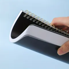 【週間＆52週対応】プランナー ノート 日記 アジェンダ スパイラルリング 【生産性向上】学業/オフィス文房具 デイプラン 53枚106ページ