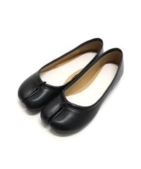 DONOBAN Women's Flat Shoes, Comfortable Tabi Pumps, Low Heel, Synthetic Leather, Flat, Easy to Walk in, Fatigue-Reducing