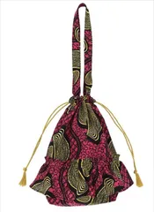 トートバッグ バッグ フリルトート [トモ・コーポレーション] アフリカンプリント レディース ブレード