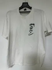 STUSSY x NIKE コラボ 半袖 Tシャツ 白