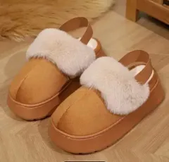 ファー スリッパ ファー 室内シューズ ミュール255
