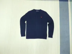 (L) POLO RALPH LAUREN(ポロラルフローレン) レディース ラウンドネック ケーブル編み ニット