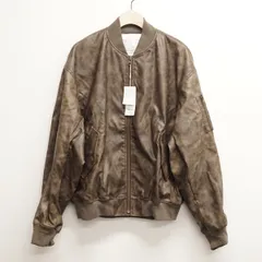 【新品】RAGEBLUE レイジブルー アウター ブルゾン ブラウン シンセティックレザー ヴィンテージライク MA-1 Mサイズ  X8245