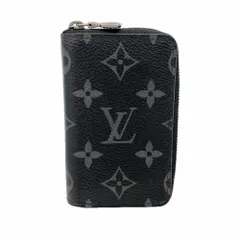 ルイ・ヴィトン(Louis Vuitton) ルイ・ヴィトン 財布・コインケース モノグラム・エクリプス ジッピーコインパースヴェルティカル M81662 ブラック グレーメンズ