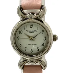 アレサンドラオーラ 腕時計 クオーツ ホワイト レディース ALESSANDRA OLLA