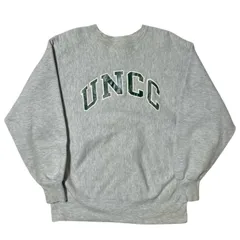 USA製 ヴィンテージ チャンピオン リバースウィーブ トレーナー UNCC ノースカロライナ大学 シャーロット校 ヴィンテージアイテム カレッジロゴ 白 XL スウェット レディース ユニセックス メンズ 古着 長袖 CHM