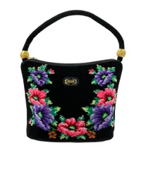 美品 フェイラー ハンドバッグ 花柄 レディース FEILER