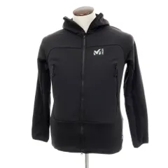 【中古】ミレー MILLET POLARTEC ポリエステル グリットフリース フーデッドブルゾン ブラック【サイズＬ】【メンズ】のサムネイル