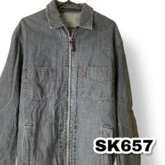 Columbia（コロンビア）デニムジャケット ウォッシュドブルー色 サイズ記載なし メンズジャケット　管理SK657のサムネイル