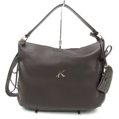 キタムラ ショルダーバッグ 2way ハンドバッグ レザー 鞄 カバン ブランド レディース ブラウン Kitamura 【中古】
