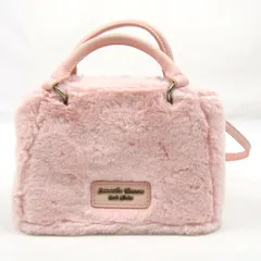 サマンサタバサ プチチョイス ショルダーバッグ ファー 2way ハンドバッグ 鞄 ブランド レディース ピンク Samantha Thavasa 【中古】