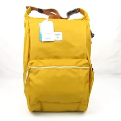 アネロ リュック ショルダーバッグ 2way 未使用 PC収納 撥水 ビジネス 鞄 ブランド レディース イエロー anello