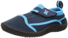 アウトドア ビーチ フェス ベルクロ ガード 水陸両用シューズ 安全 ケガ ウォーターシューズ 防止 アクアシューズ 海 マリンシューズ 旅行 サンダル スリッポン [レイトンハウス] キッズ