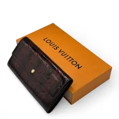 【極美品】箱付き ルイヴィトン ポルトフォイユサラ 2つ折り長財布 ヴェルニ レイニール M91715 TH0099 フランス製 フラップ エナメル アラマント ゴールド金具 女性用 レディース LOUIS VUITTON 二つ折り box