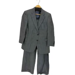 バーバリーズ BURBERRYS リネン混 背抜き ストライプ2Bテーラードジャケット スラックス セットアップ メンズ 表記無 