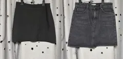 (新品) エイブリー ジグザグノーブランド ブラックデニムスカート(L)まとめ
