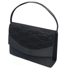 葬儀用バッグ 黒 卒業式 入学式 和装 冠婚葬祭 結婚式 葬儀 ブラック レディース バッグ フォーマル [MIKA&MAYA]