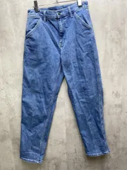 UNIQLO ユニクロ 447522 デニムワークパンツ リラックス テーパード sizeS/青 ■■メンズ