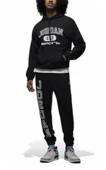 [ナイキ] メンズ 上下セット ジョーダン スポーツ クロスオーバー Dri-FIT フレンチテリー プルオーバー パーカー × スウェットパンツ セットアップ スポーツウェア ブラック/ホワイト XLサイズ FV8626-0 [ブラック/ホワイト] [XL]