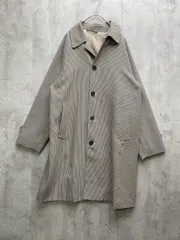 GU ジーユー バルマカーン コート (チェック) sizeS/ベージュ ◇■レディース