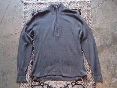 00s　eddie bauer harfzip knit cutsaw エディバウアー　ニットソー