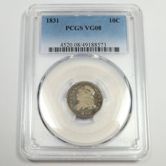 1833年アメリカ50セント銀貨 キャップドバストPCGS認定 - メルカリ