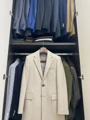 コロンボ（COLOMBO） カシミア 100% アイボリー コート（95-100）