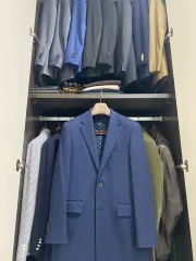 コロンボ（COLOMBO）カシミア100% ネイビーコート（95-100）