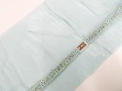 【一輝堂】和装小物 帯揚げ帯締めセット 帯揚 帯締 夏物 夏 平組 美品 26w01-914