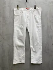 RED CARD レッドカード ボーイフレンドスキニーデニム パンツ size26/白 ■■レディース