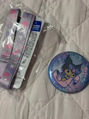 サンリオ クロミ バッジ + ストラップ セット