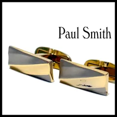 ポールスミス  ブランド  カフス  カフリンクス  シルバー×ゴールド  ビジネス  Paul Smith